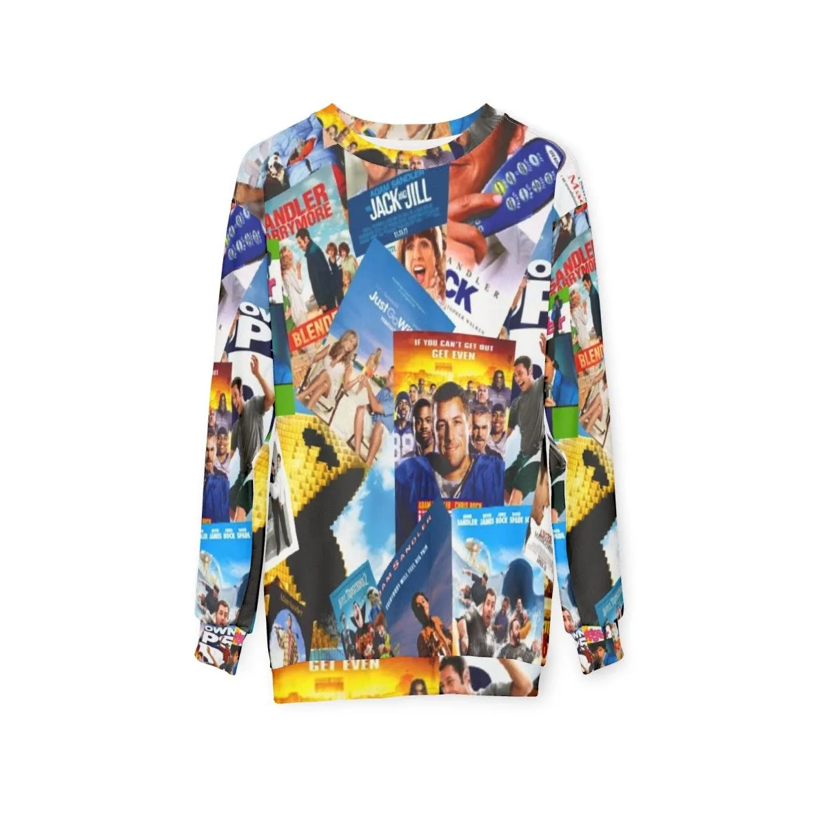 Adam Sandler Collage Sweatshirt - Funny Pop Culture Apparel