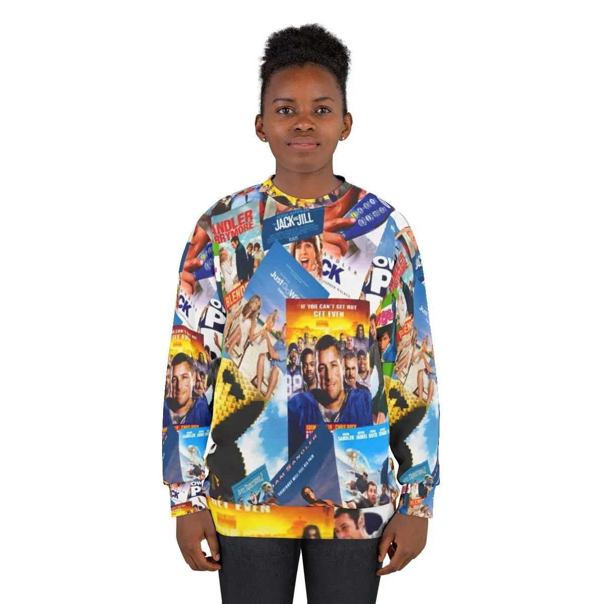 Adam Sandler Collage Sweatshirt - Funny Pop Culture Apparel