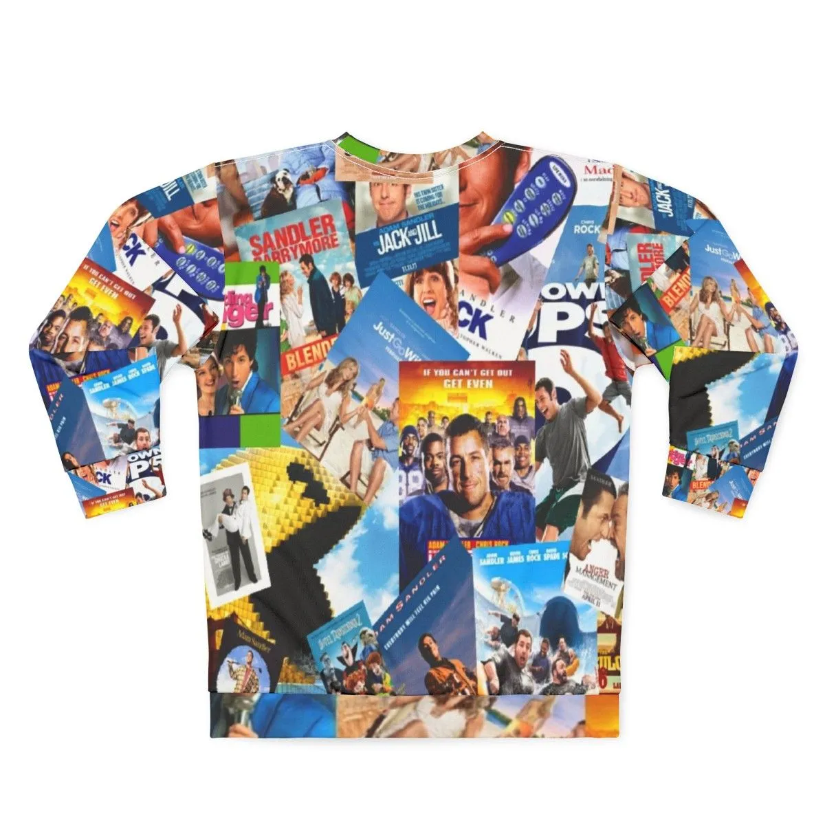 Adam Sandler Collage Sweatshirt - Funny Pop Culture Apparel