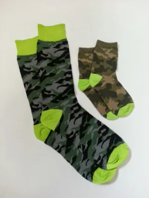 Camouflage Crew Socks
