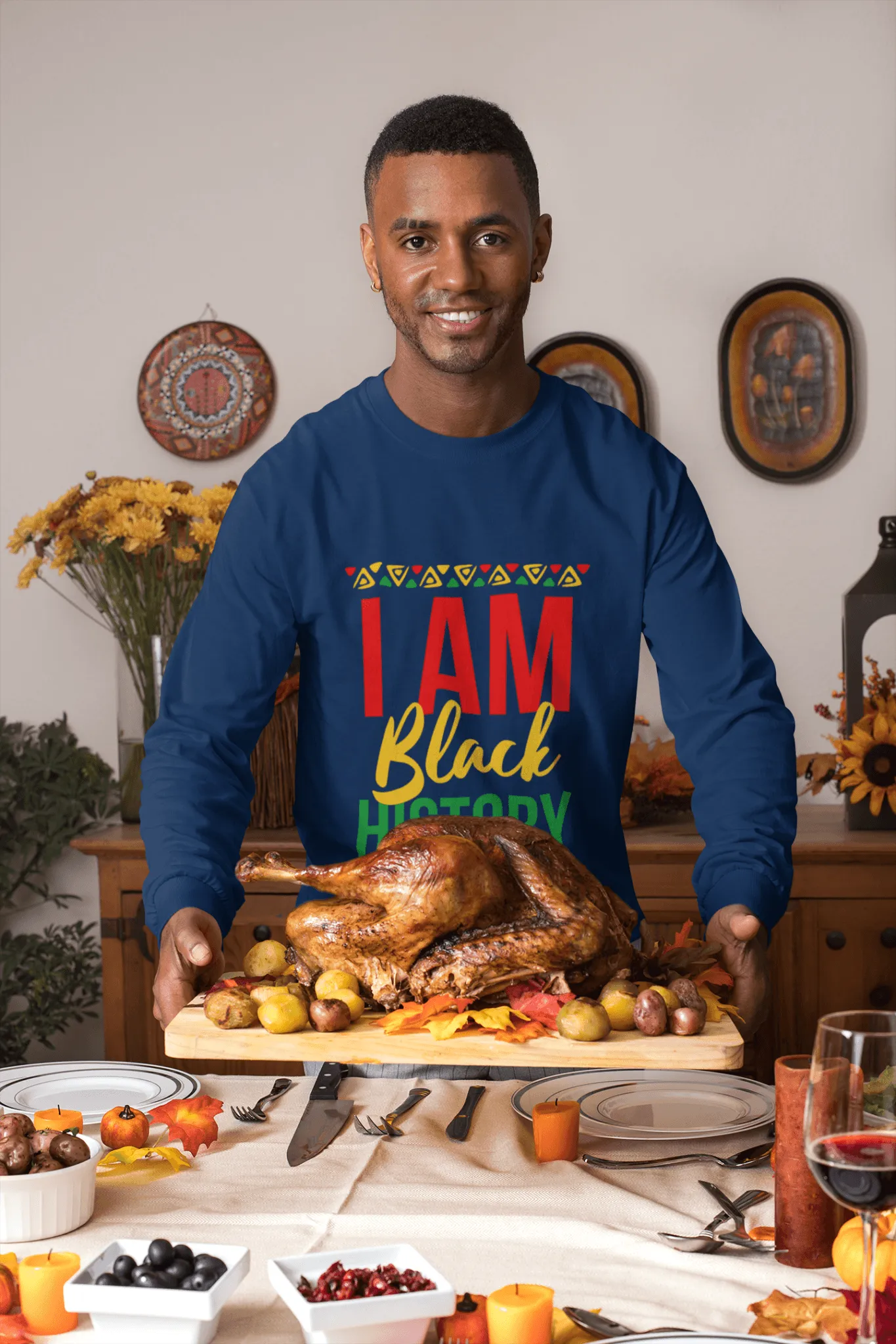 I Am Black History Unisex Long sleeve t-shirt