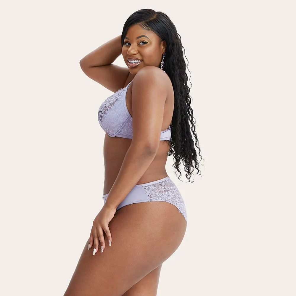 LAREINA Sexy Lace Comfortable Unlined Bra