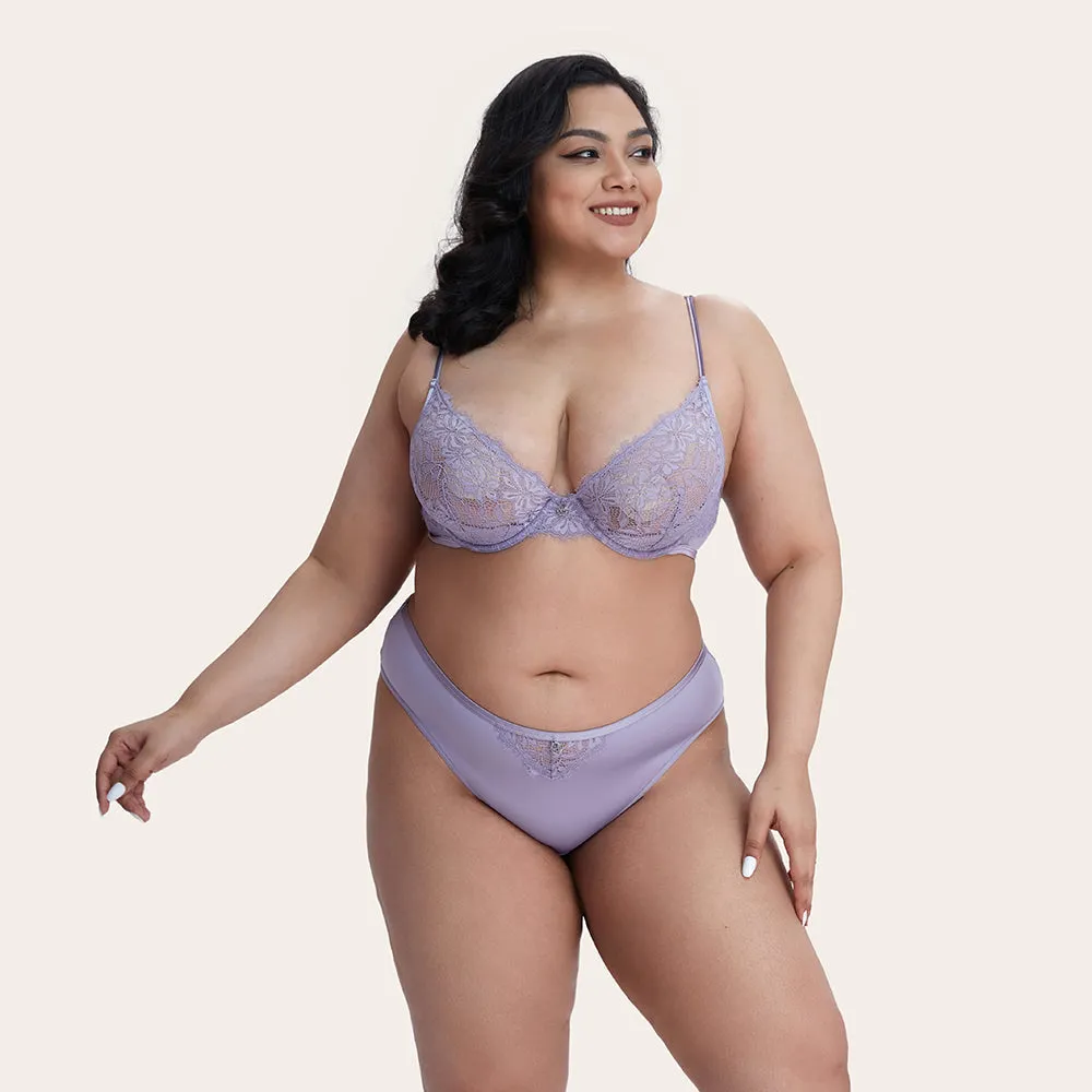 LAREINA Sexy Lace Comfortable Unlined Bra