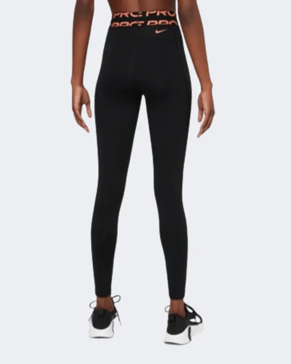 Nike Pro Dri-Fit Women Training Tight Black/Coral Dd6186-011