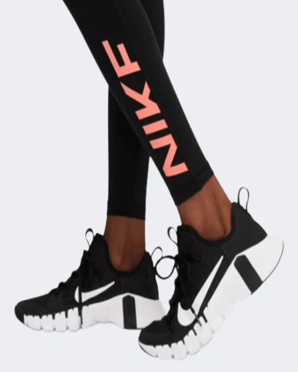 Nike Pro Dri-Fit Women Training Tight Black/Coral Dd6186-011