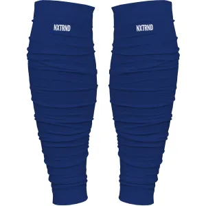 NXTRND Scrunch Football Leg Sleeves Navy Blue