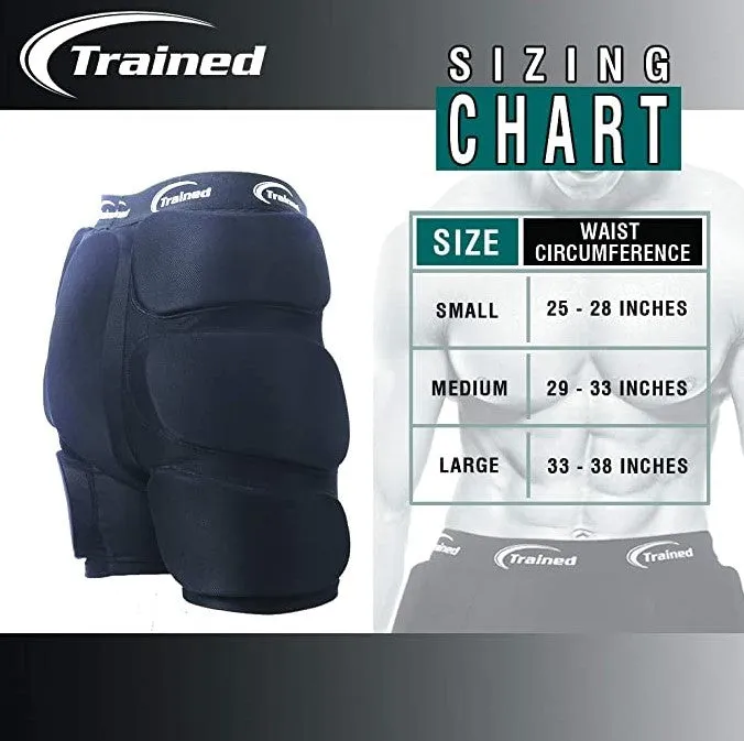 Padded Protective Shorts for Extreme Sports MEDIUM Size 29 Inch to 33 Inch