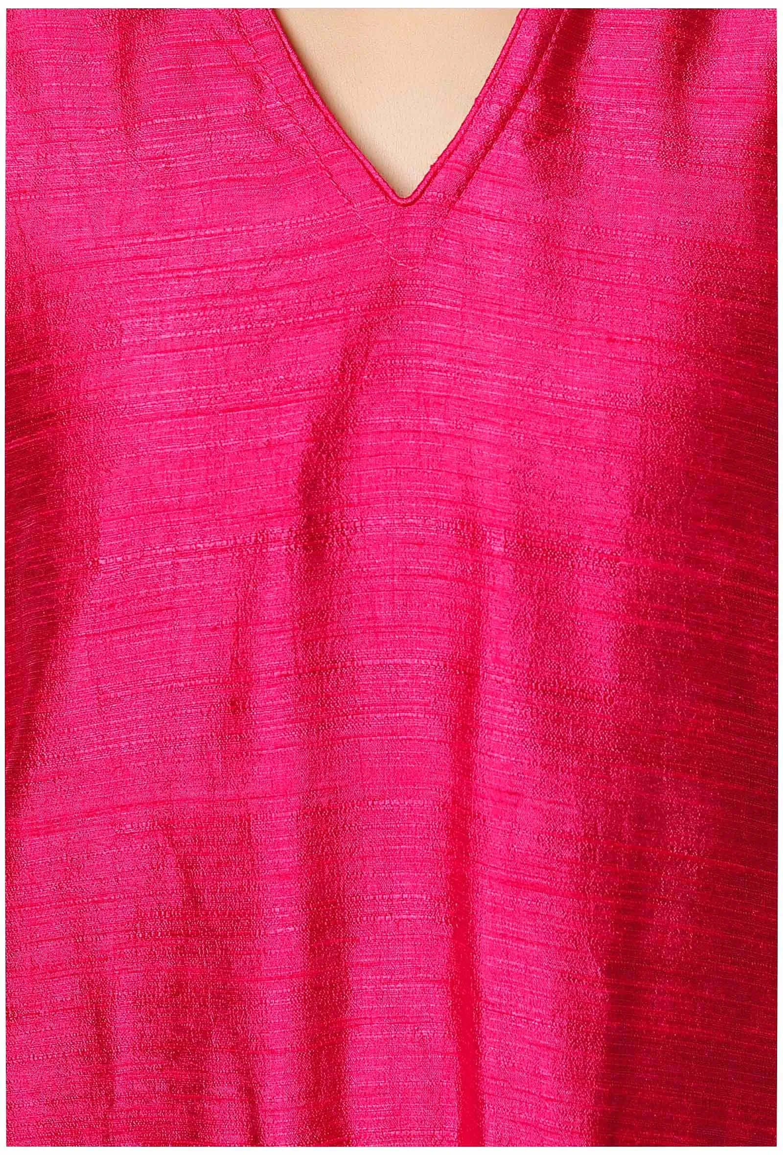 Pink Raw Silk Kurta