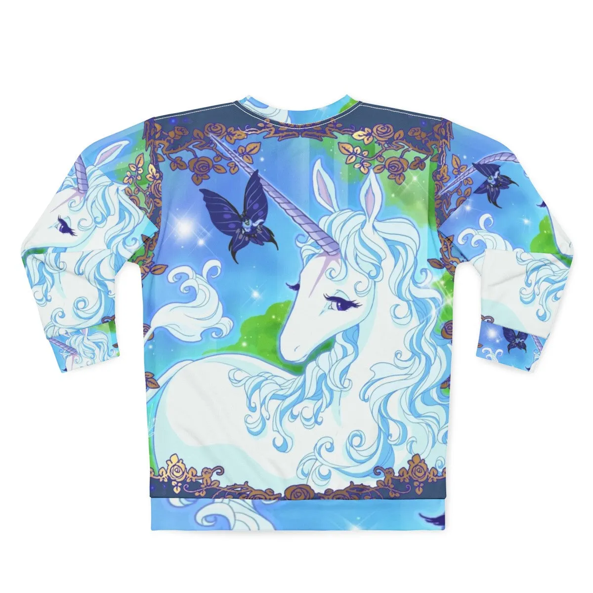 "The Last Unicorn" Graphic Sweatshirt - Fantasy Unicorn Apparel