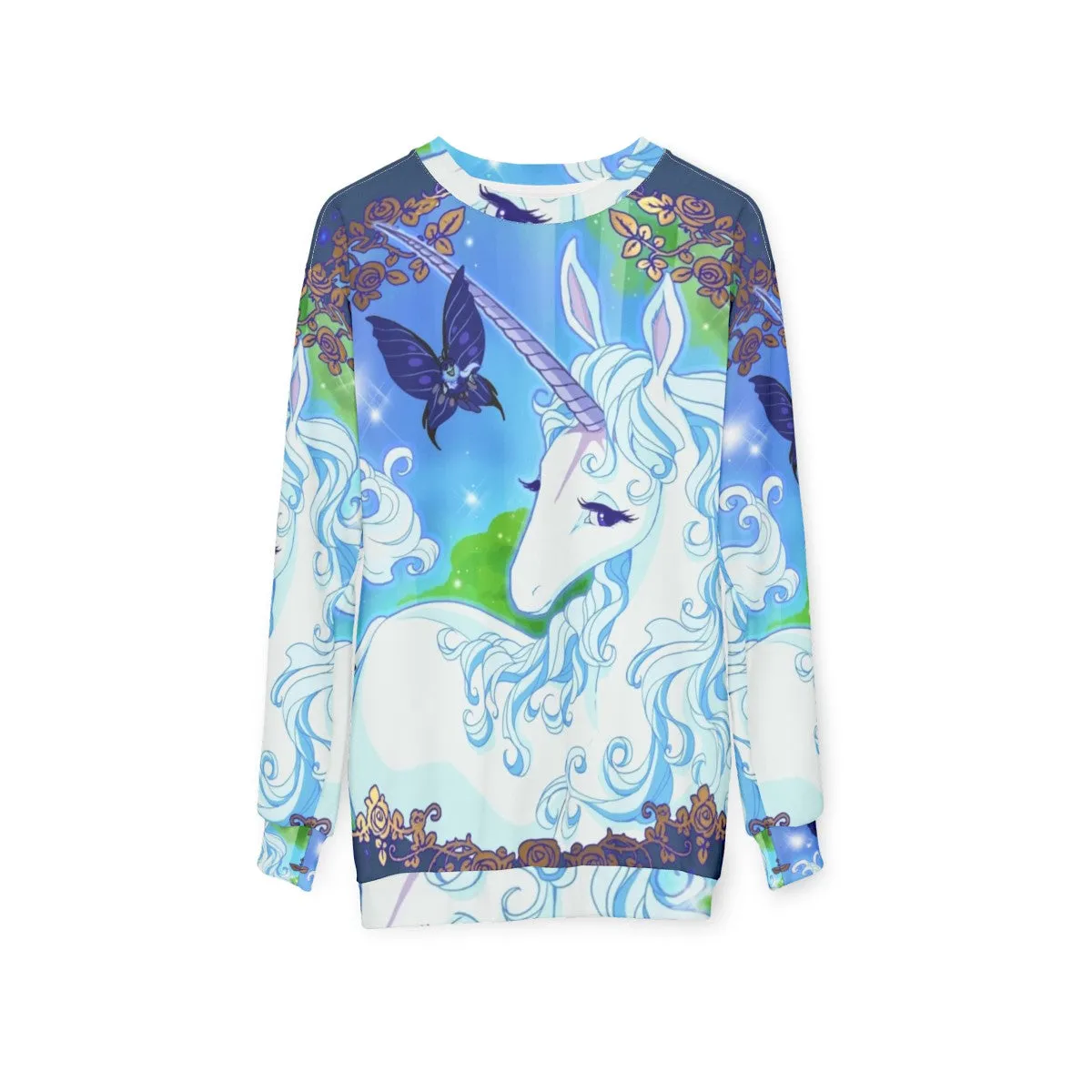 "The Last Unicorn" Graphic Sweatshirt - Fantasy Unicorn Apparel