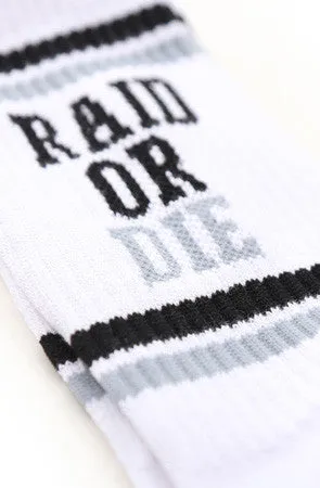 Raid Or Die (White Socks)