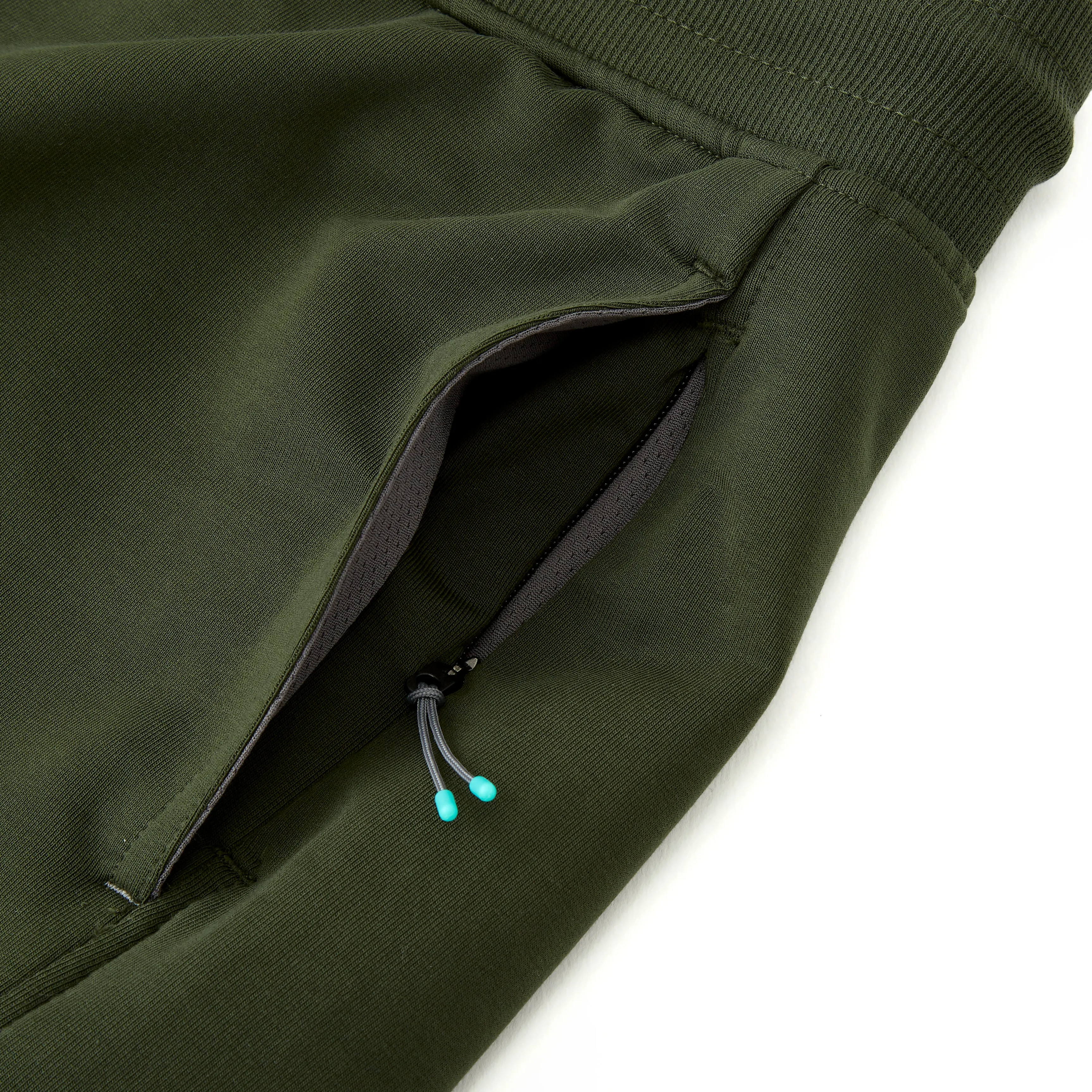 Storm Cotton Sweat Short in Pine