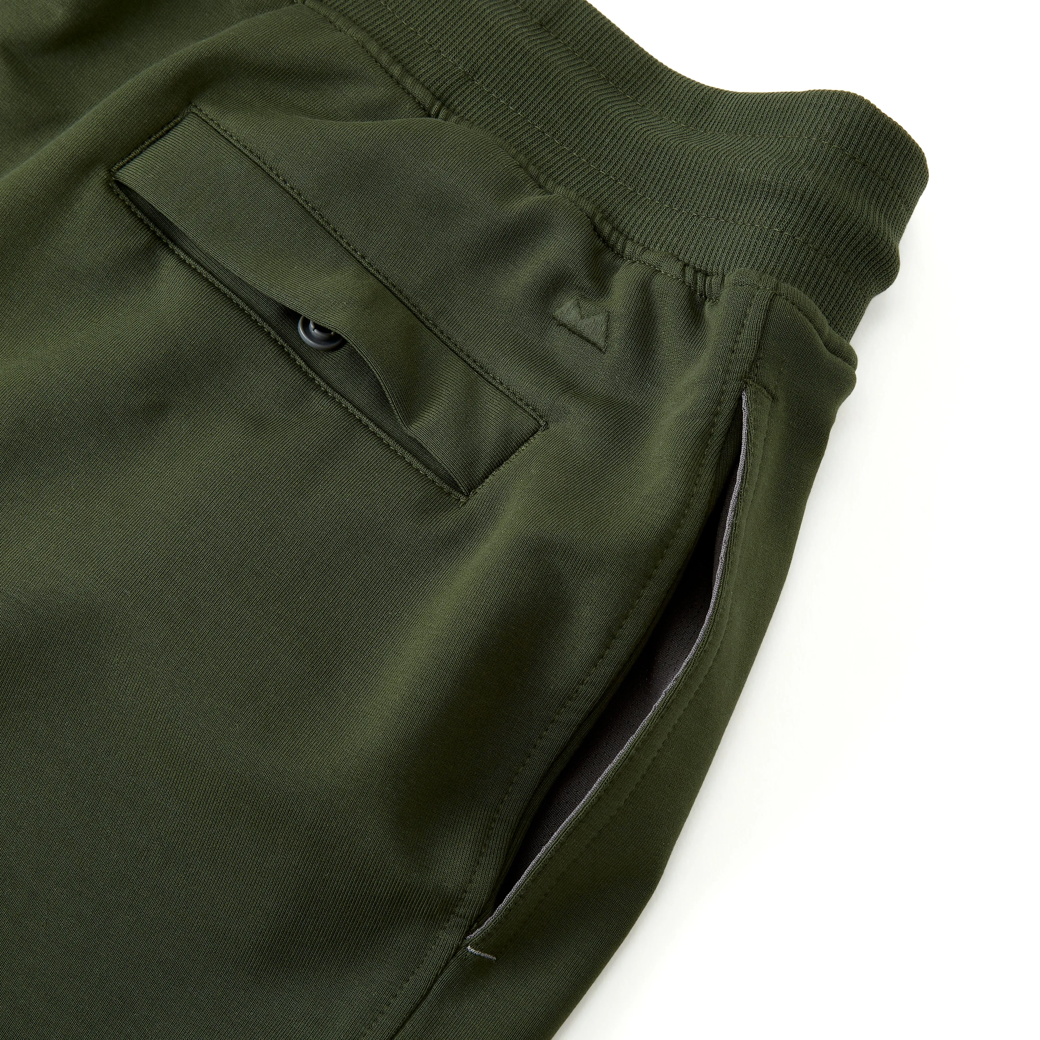 Storm Cotton Sweat Short in Pine